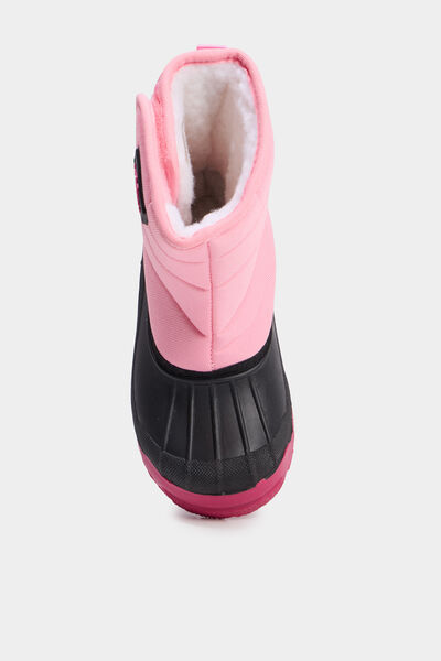 Bottes de neige fourr&eacute;es rose fille