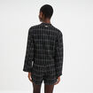 Veste tweed boutonn&eacute;e ecru femme