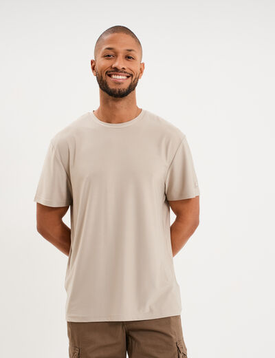T-shirt confort respirant gris clair homme