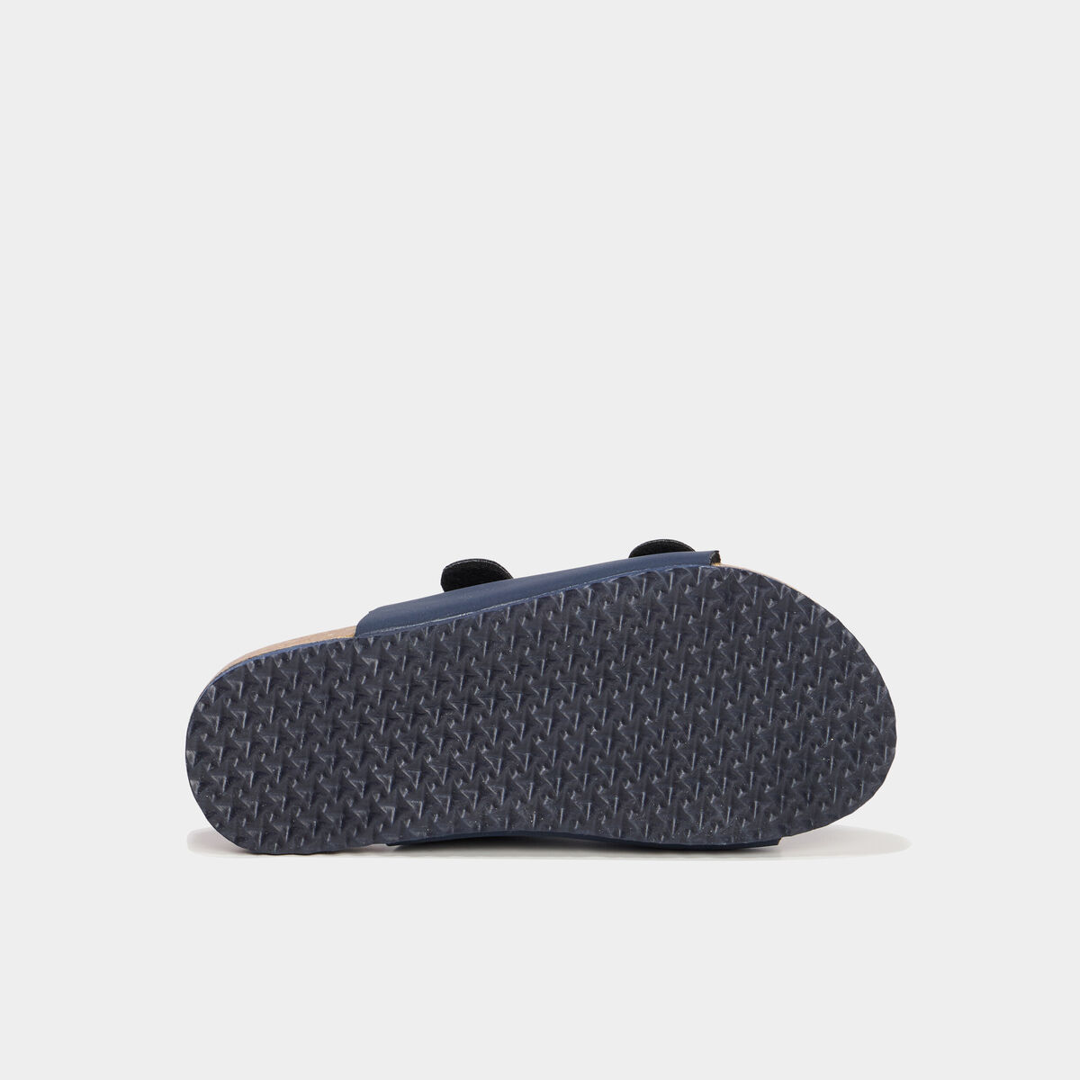 Mules avec boucles bleu marine garçon