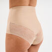 Culotte mi haute gainante sans couture beige femme