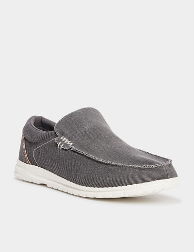 Loafer en toile gris homme