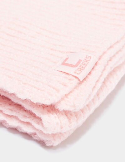Écharpe Creeks rose clair femme