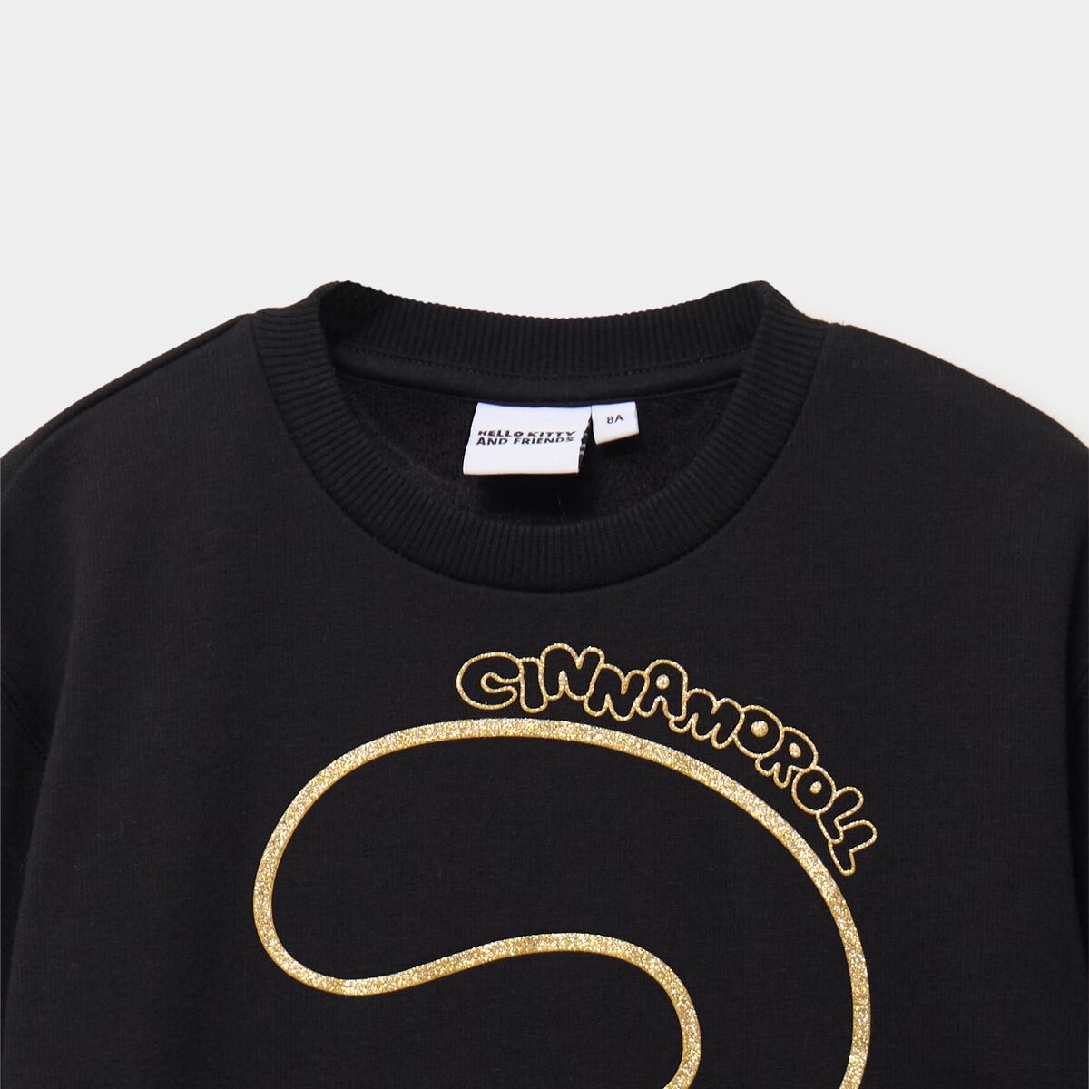 Sweat relax Hello Kitty Cinnamoroll noir fille