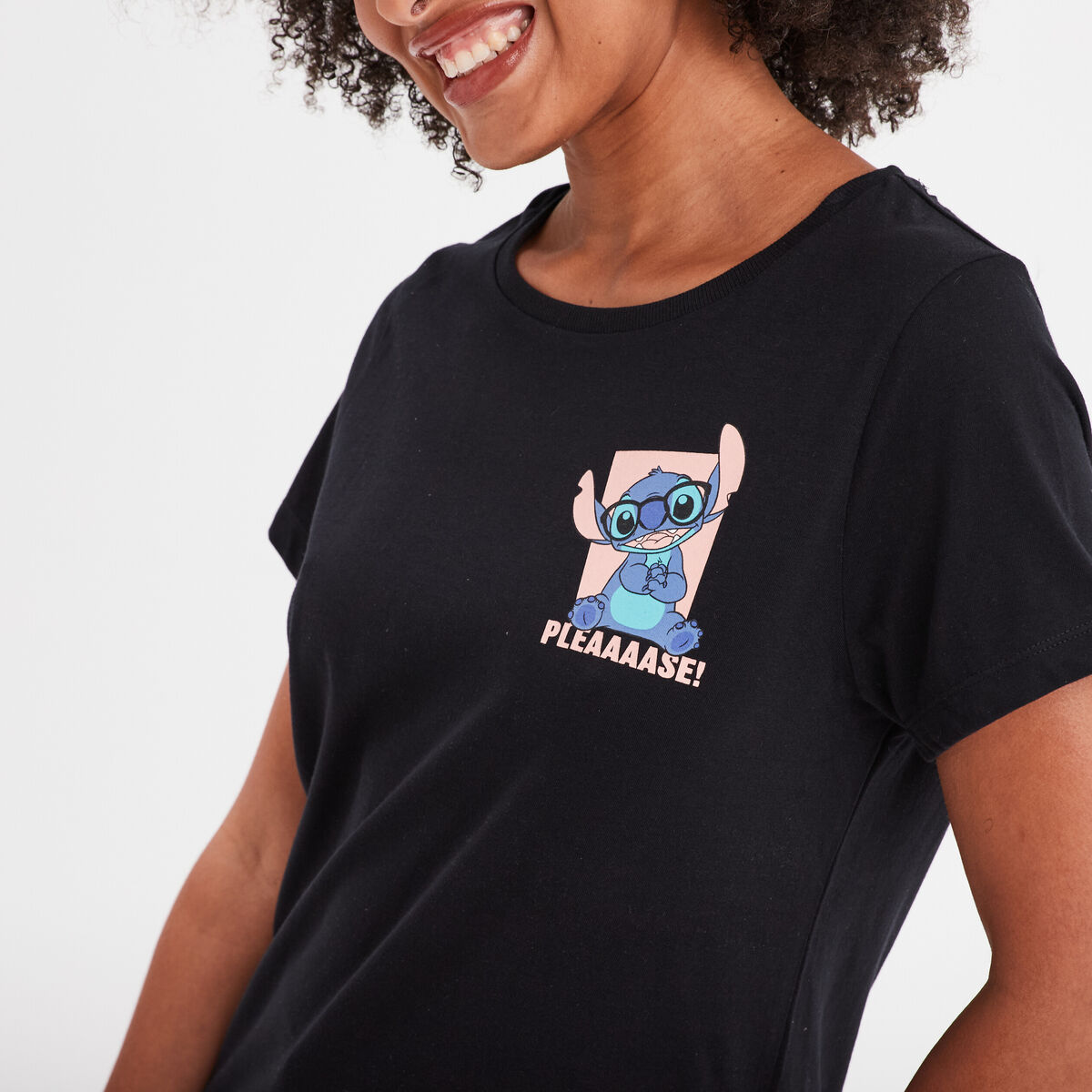 Ensemble pyjama Lilo et Stitch noir femme