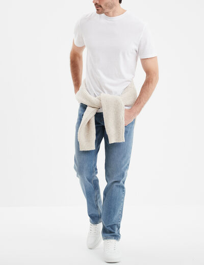 Jeans regular 5 poches denim double stone homme