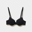 Soutien-gorge embo&icirc;tant padd&eacute; noir femme