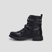 Bottines avec brides cloutées noir fille