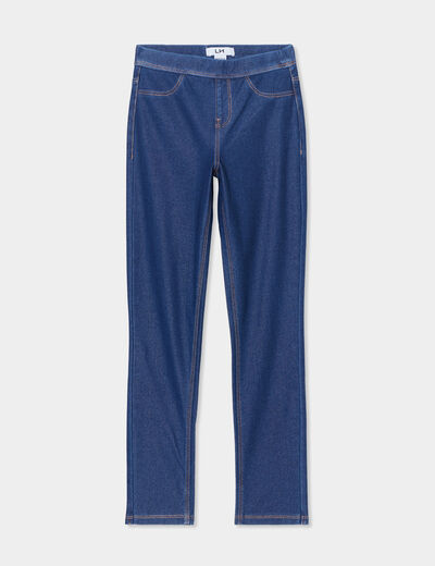 Jegging taille standard coton denim stone fille