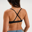 Soutien-gorge corbeille padd&eacute; microfibre noir femme