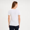 T-shirt thermique Damart x Trappeur blanc femme