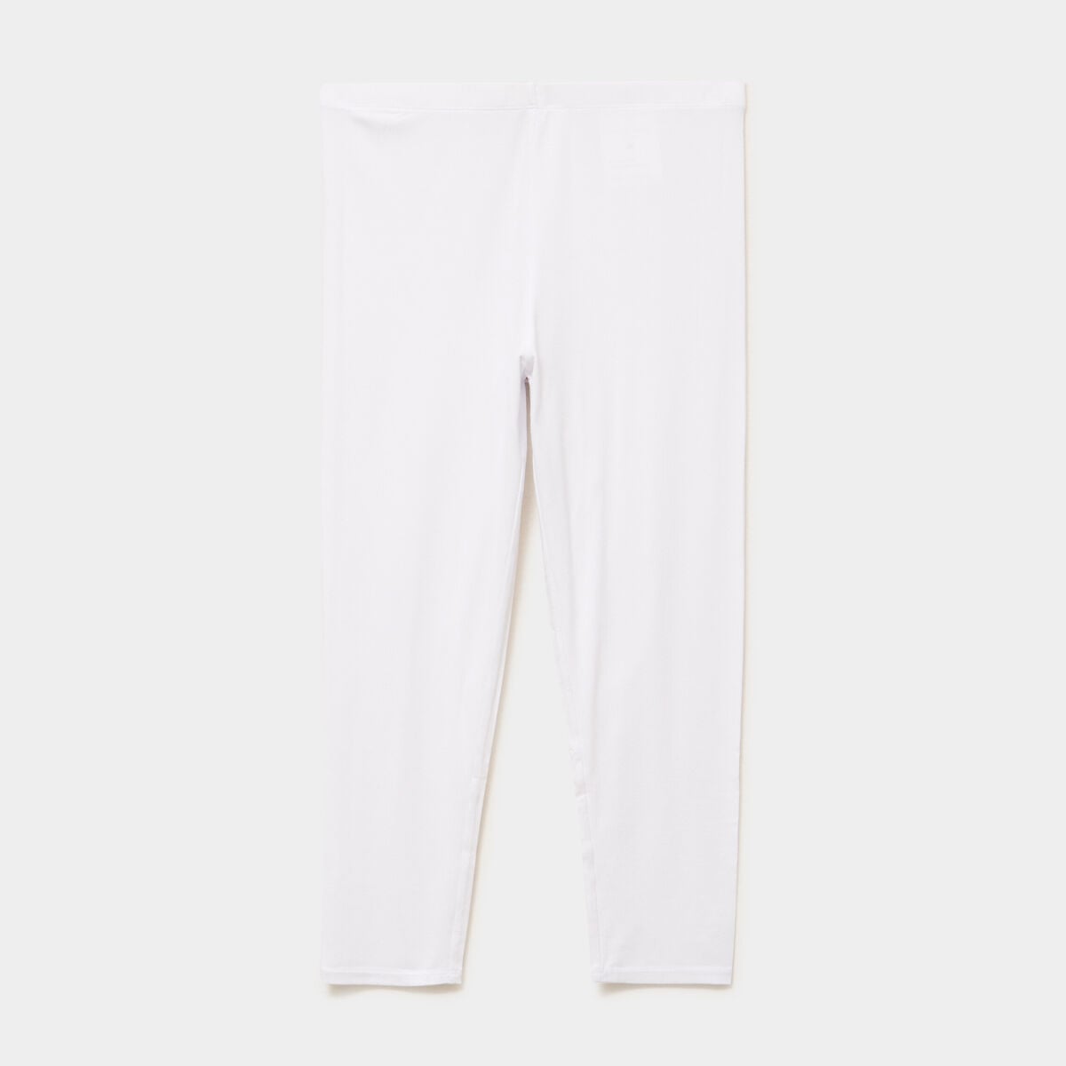 Legging &eacute;lastiqu&eacute; 7/8&egrave;me blanc femme