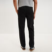Pantalon chino droit confort noir homme