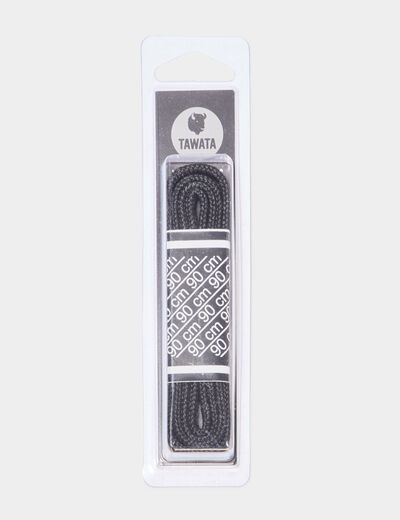 Lacet rond 90 cm Tawata noir mixte