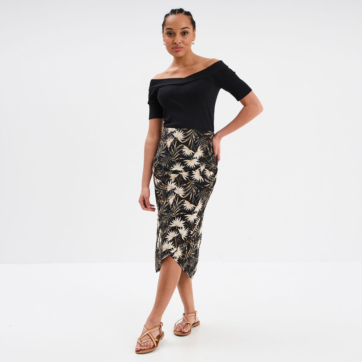 Hamishkane Ensemble 2 Pièces Femme T-Shirt Ample Manches Courtes + Legging Taille Haute - Décontracté Été
