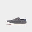 Tennis basses en toile effet denim gris homme