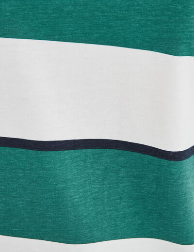 T-shirt manches longues coton Creeks vert garçon