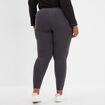 Legging gris foncé femme grande taille