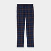 Pantalon de pyjama coton coupe droite bleu homme