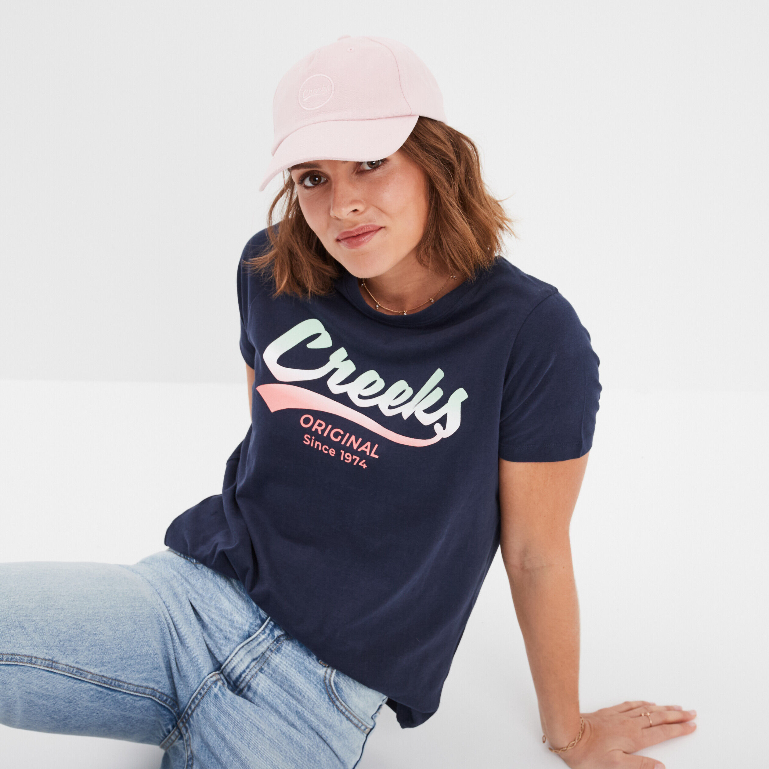 Casquette Creeks rose clair femme CREEKS