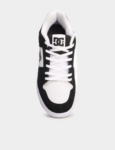 Baskets en cuir antid&eacute;rapantes multicolore homme