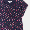 Robe droite sans manches bleu marine fille