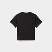 T-shirt ajust&eacute; manches courtes noir fille