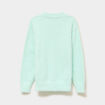 Pull mailles duveteuses manches longues vert clair fille