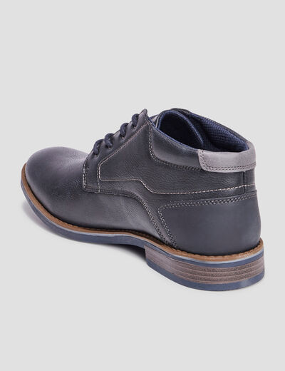 Boots à lacets noir homme