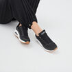 Baskets running mémoire forme Skechers noir femme