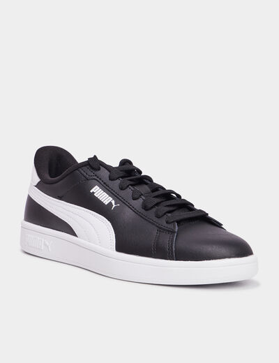 Tennis basses à lacets Puma noir garçon