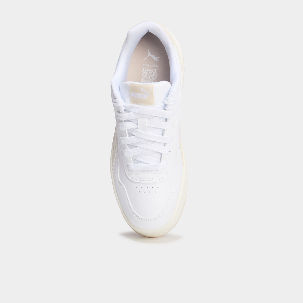 Tennis basses à lacets Puma rose femme