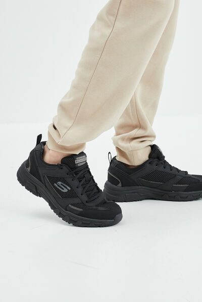 Baskets running mémoire forme Skechers noir homme