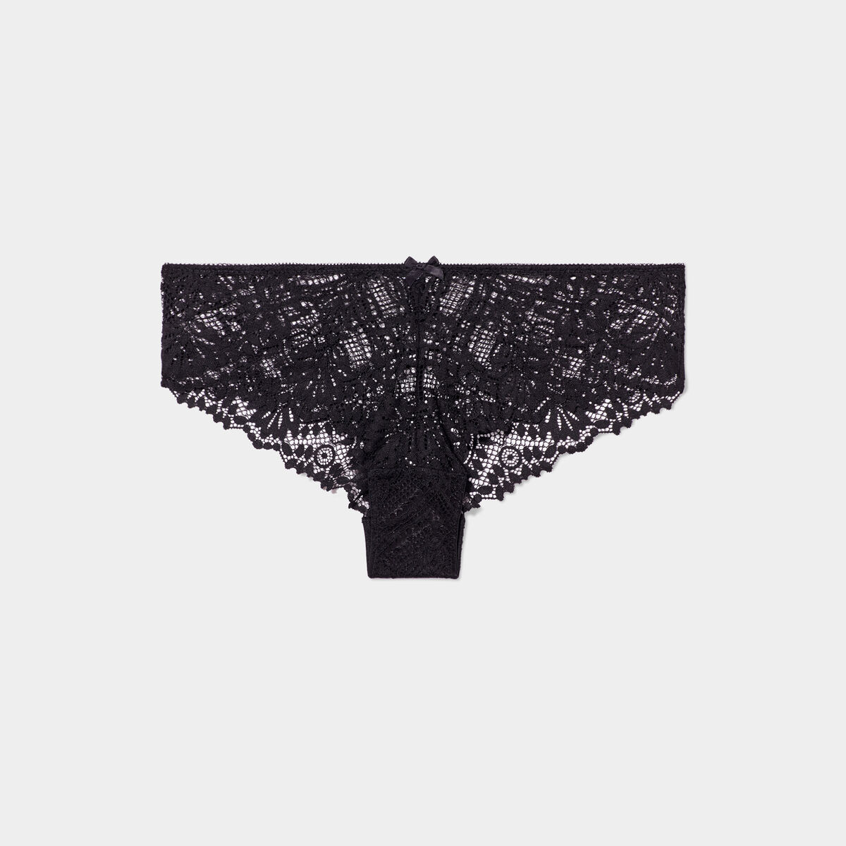 Shorty en dentelle noir femme
