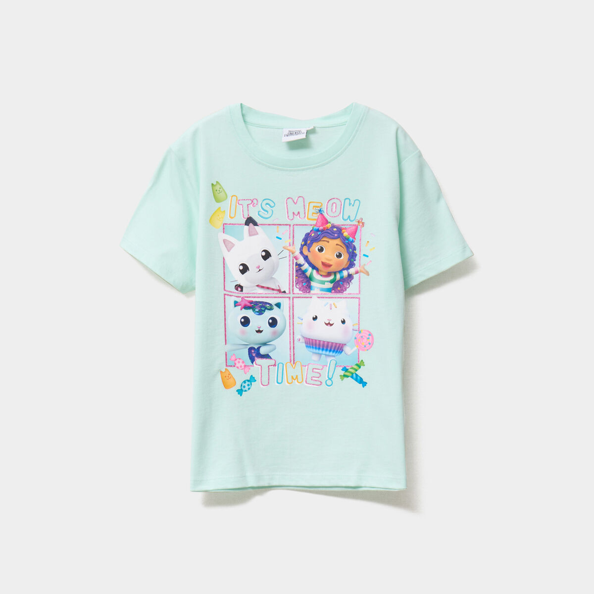 T-shirt Gabby et la Maison magique vert clair fille