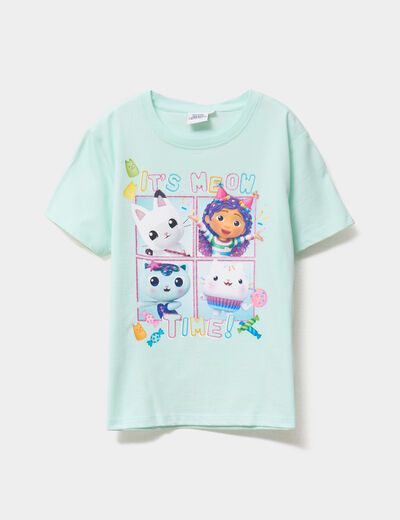 T-shirt Gabby et la Maison magique vert clair fille