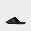 Chaussons mules détails simili cuir noir homme