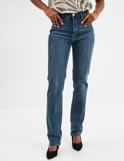Jeans regular 5 poches coton Creeks denim dirty femme