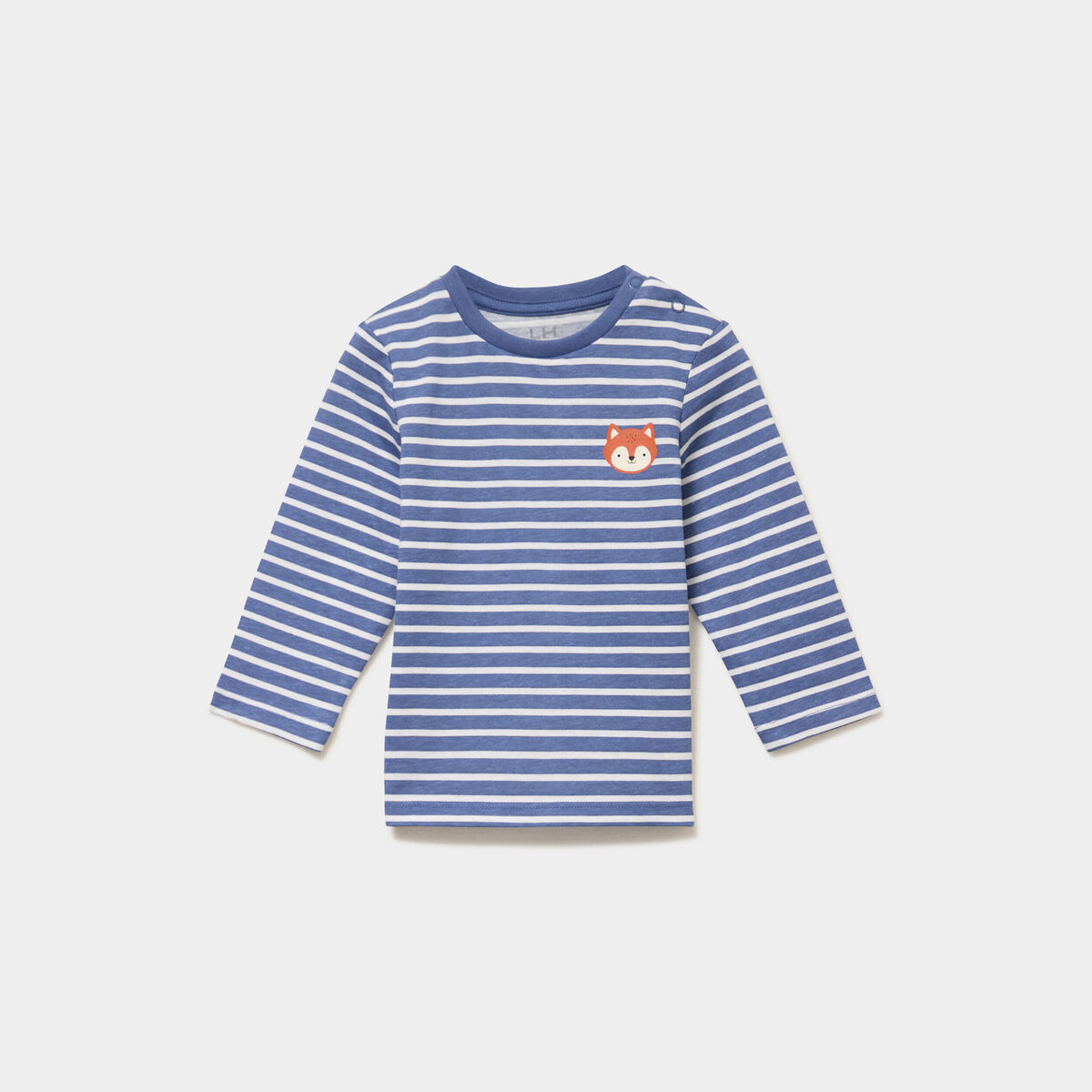T-shirt manches longues coton ecru b&eacute;b&eacute; gar&ccedil;on