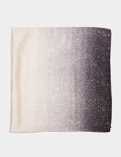 Foulard pailleté vert kaki femme