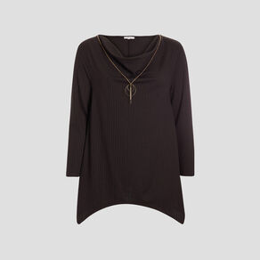 t shirt manches longues noir femmegt T-shirt manches longues noir femme grande taille