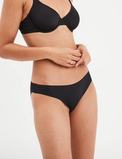Culotte sans couture noir femme