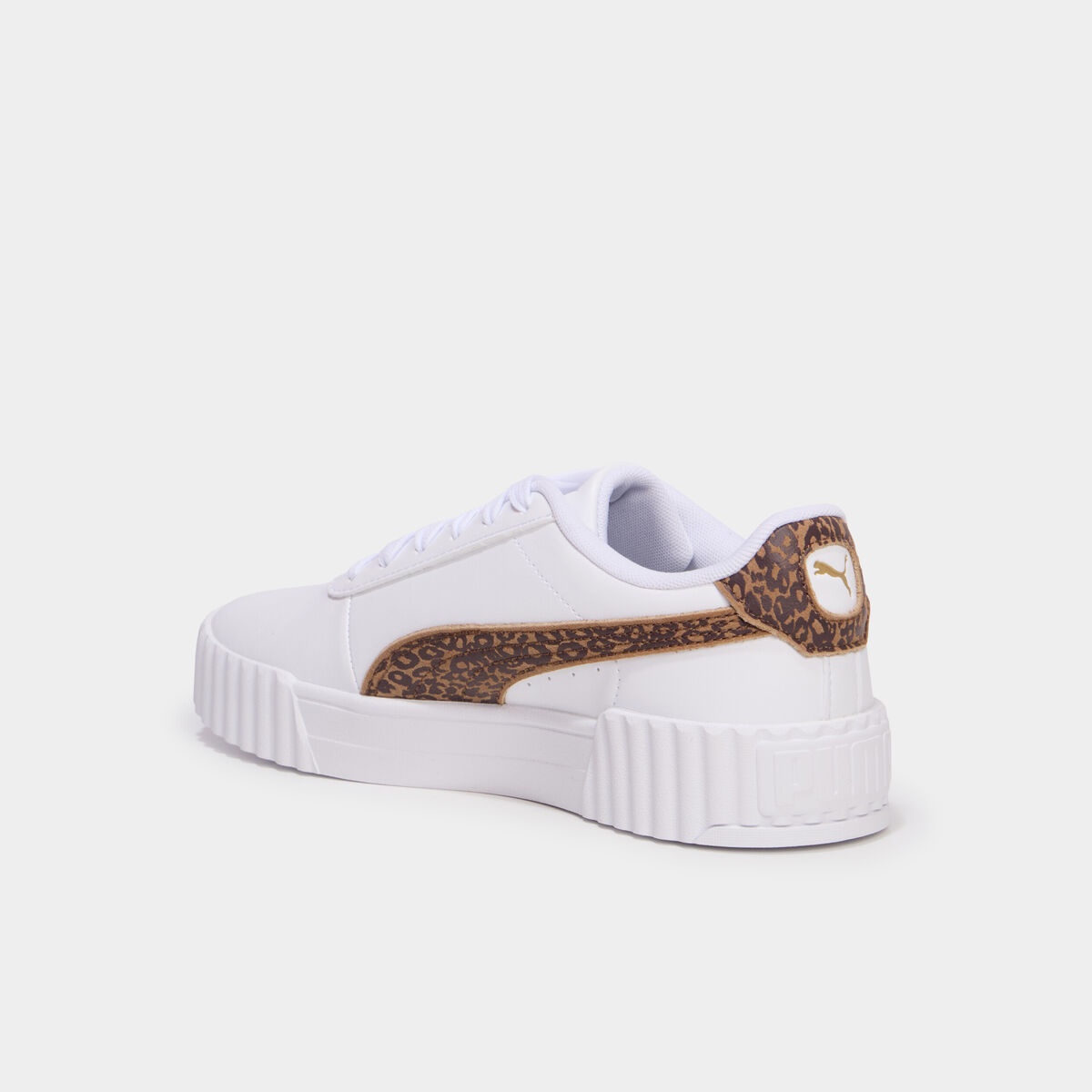 Baskets en cuir Puma Carina 3.0 marron femme