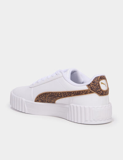 Baskets en cuir Puma Carina 3.0 marron femme