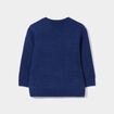Pull boutonné manches longues Creeks blanc bébé garçon