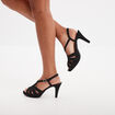 Sandales à talons aiguilles Mosquitos noir femme
