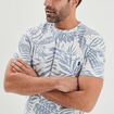 T-shirt manches courtes bleu homme