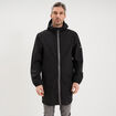 Parka imperm&eacute;able coupe-vent &agrave; capuche noir homme
