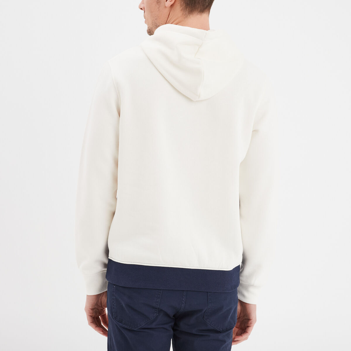 Sweat à capuche hoodie colorbloc Creeks bleu marine homme