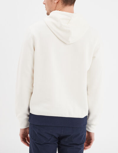 Sweat à capuche hoodie colorbloc Creeks bleu marine homme